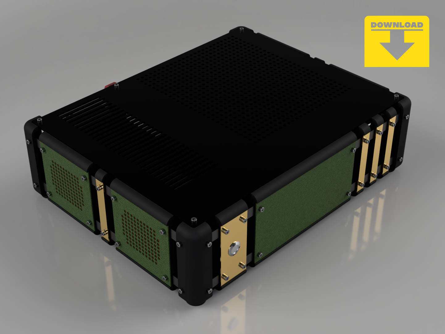 Pc Catapult Catapult.LP500 3D Printed 5.9L ITX PC Case (3D Print Files v1.0 ...
